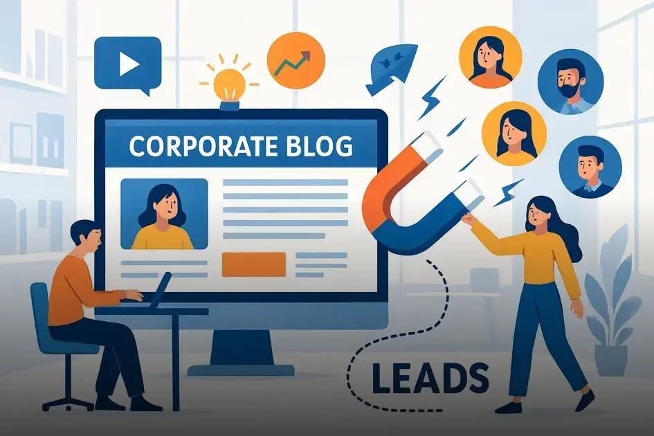 Blog corporativo como máquina de geração de leads para turbinar seus resultados