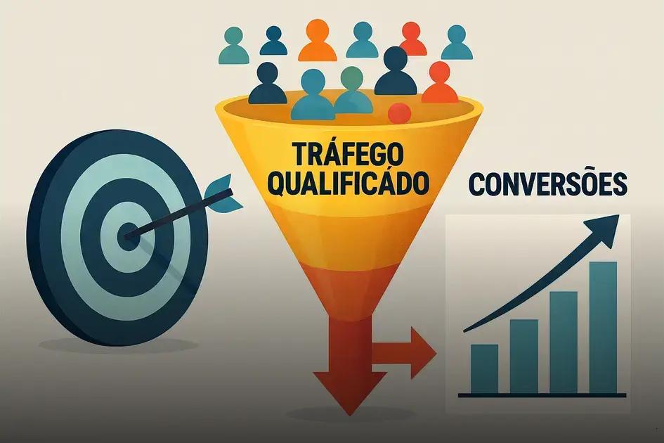 como gerar tráfego qualificado e transformar visitantes em clientes reais