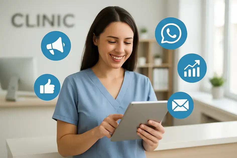Como clínicas em Navegantes podem integrar marketing, WhatsApp e atendimento