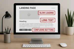 10 erros que reduzem a conversão de uma landing page e como evitar