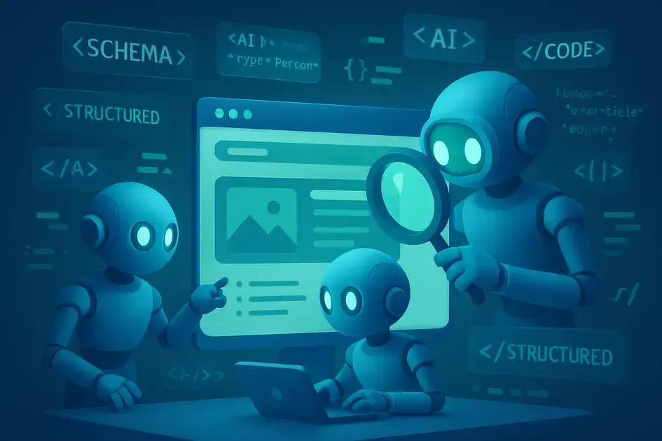 Schema Markup ajuda mecanismos de IA a entender um site? Descubra